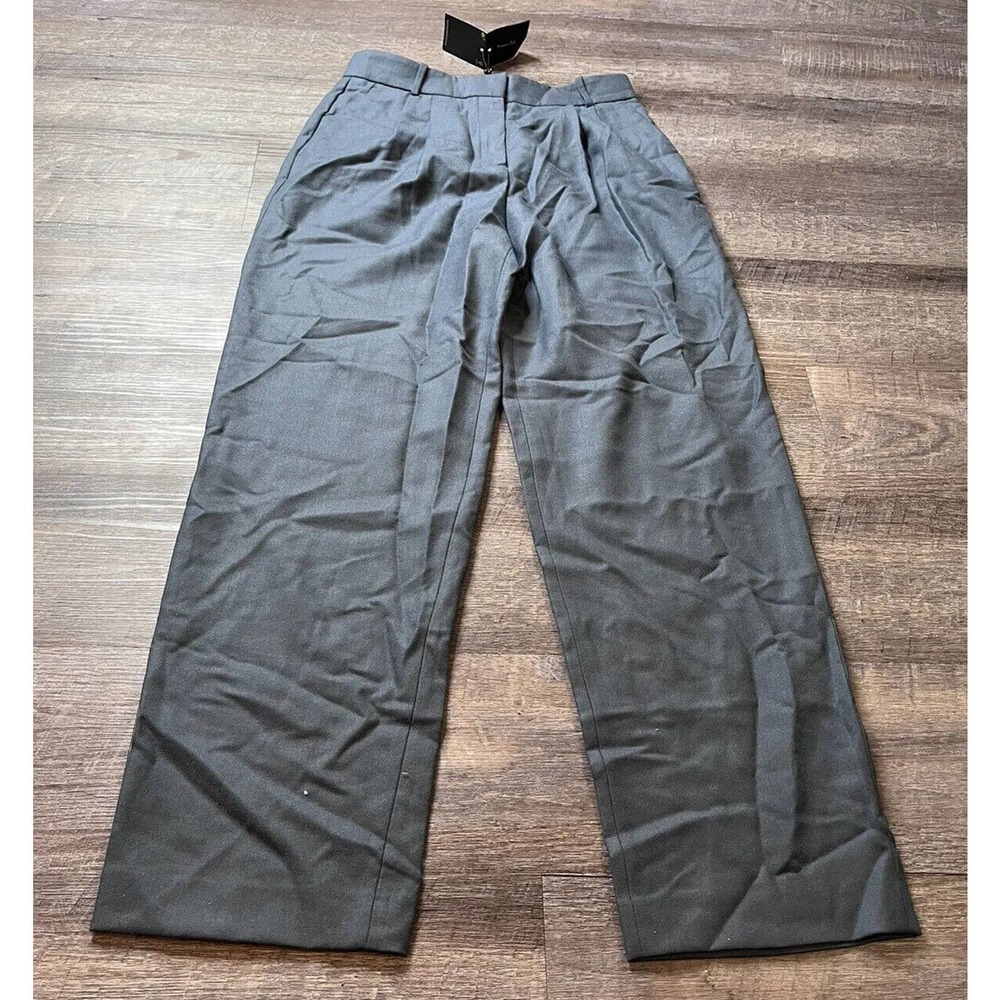 Mossimo Dutti Mens Dress Pants Size 8 Charcoal Gray O3